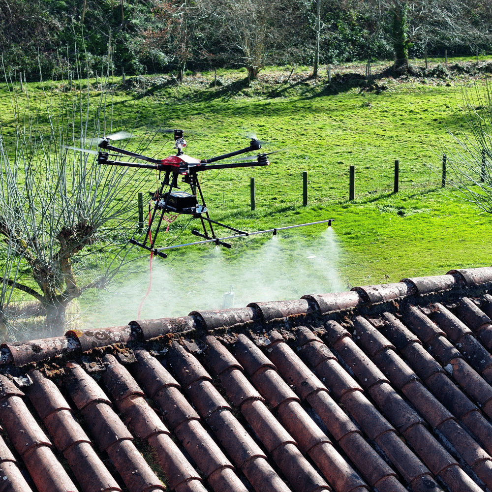 Nettoyage par drone en Seine-et-Marne